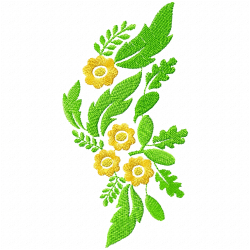 Flowers And Tree Embroidery Design 8 Flowers And Tree Embroidery Design 8